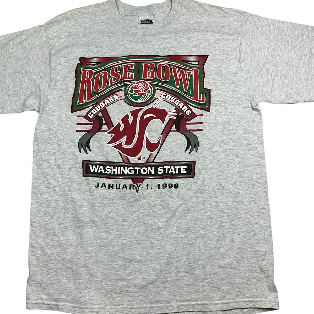 Vintage Washington State Cougars 1998 Rose Bowl football T shirt XL